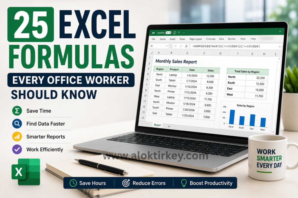 25 Excel Formulas Every Office Worker Should Know